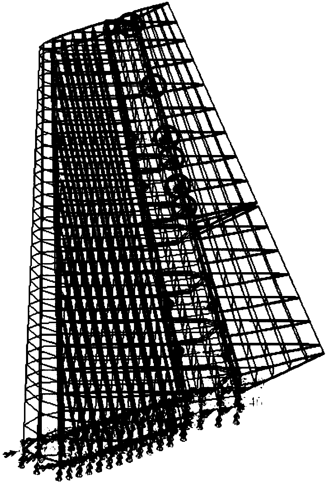 An operation efficiency increasing method based on a position change of an aileron connector