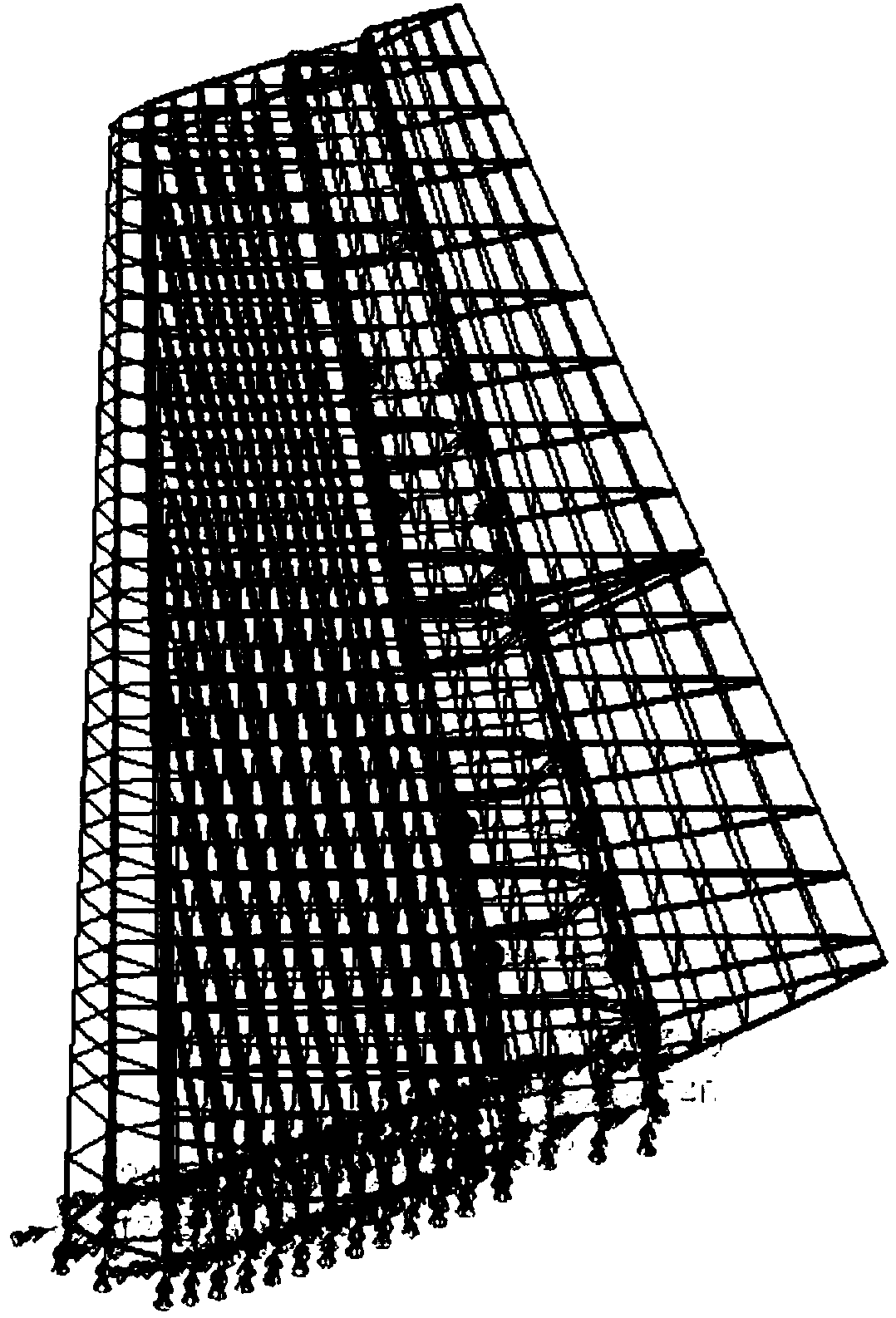 An operation efficiency increasing method based on a position change of an aileron connector