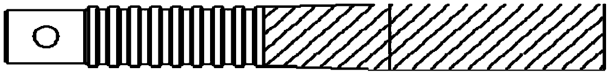 A kind of forming method of composite metal integrated tie rod