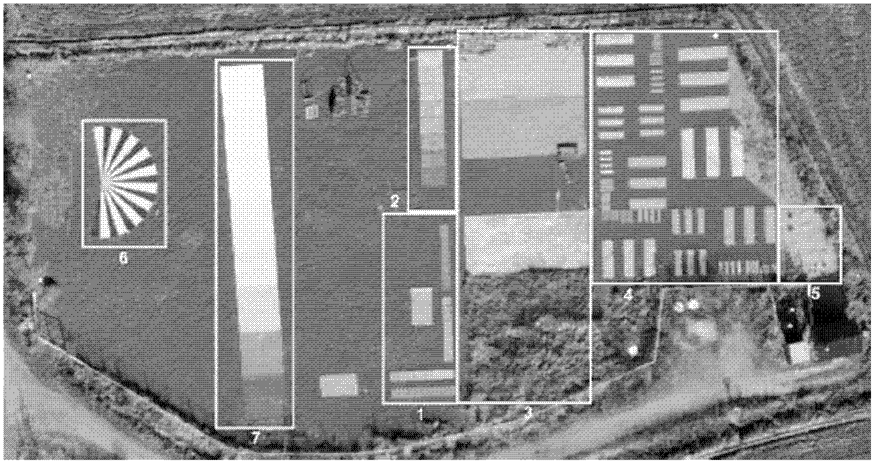 Method and mobile detection vehicle for detecting geometric and time phase resolution of space camera