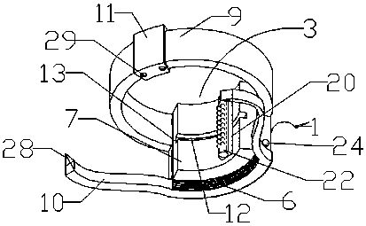 Abdominal protective device for pregnant women