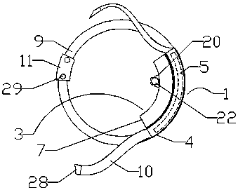 Abdominal protective device for pregnant women