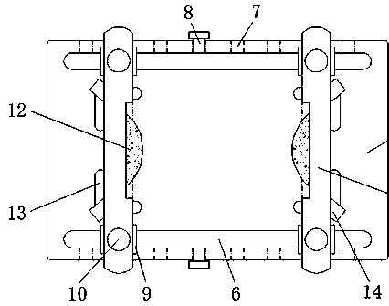 Positioning and supporting device for mounting high-speed data acquisition equipment