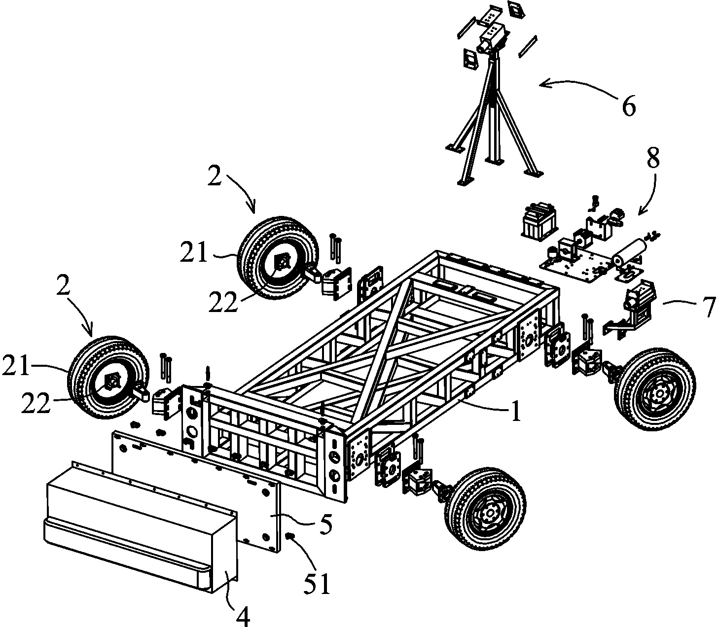 Crash test table vehicle