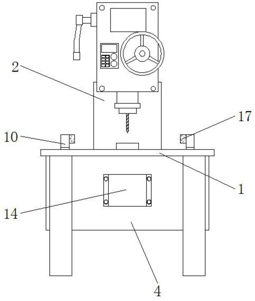 Drilling machine for solar support machining