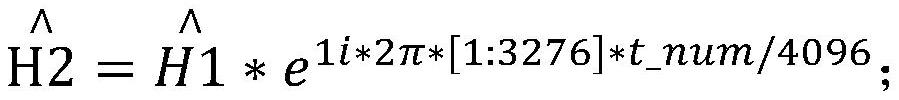 5G channel estimation time-frequency smoothing method adopting amplitude-phase separation technology