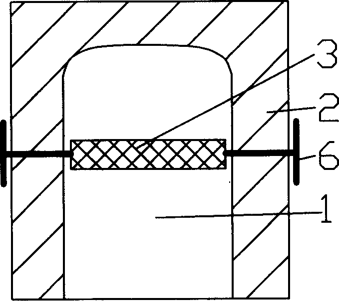 Composite heating thermal-insulating pressing riser bush