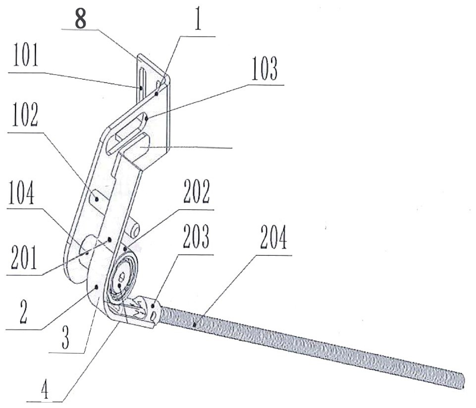 Automatic tire blank conveying manipulator tire contact device