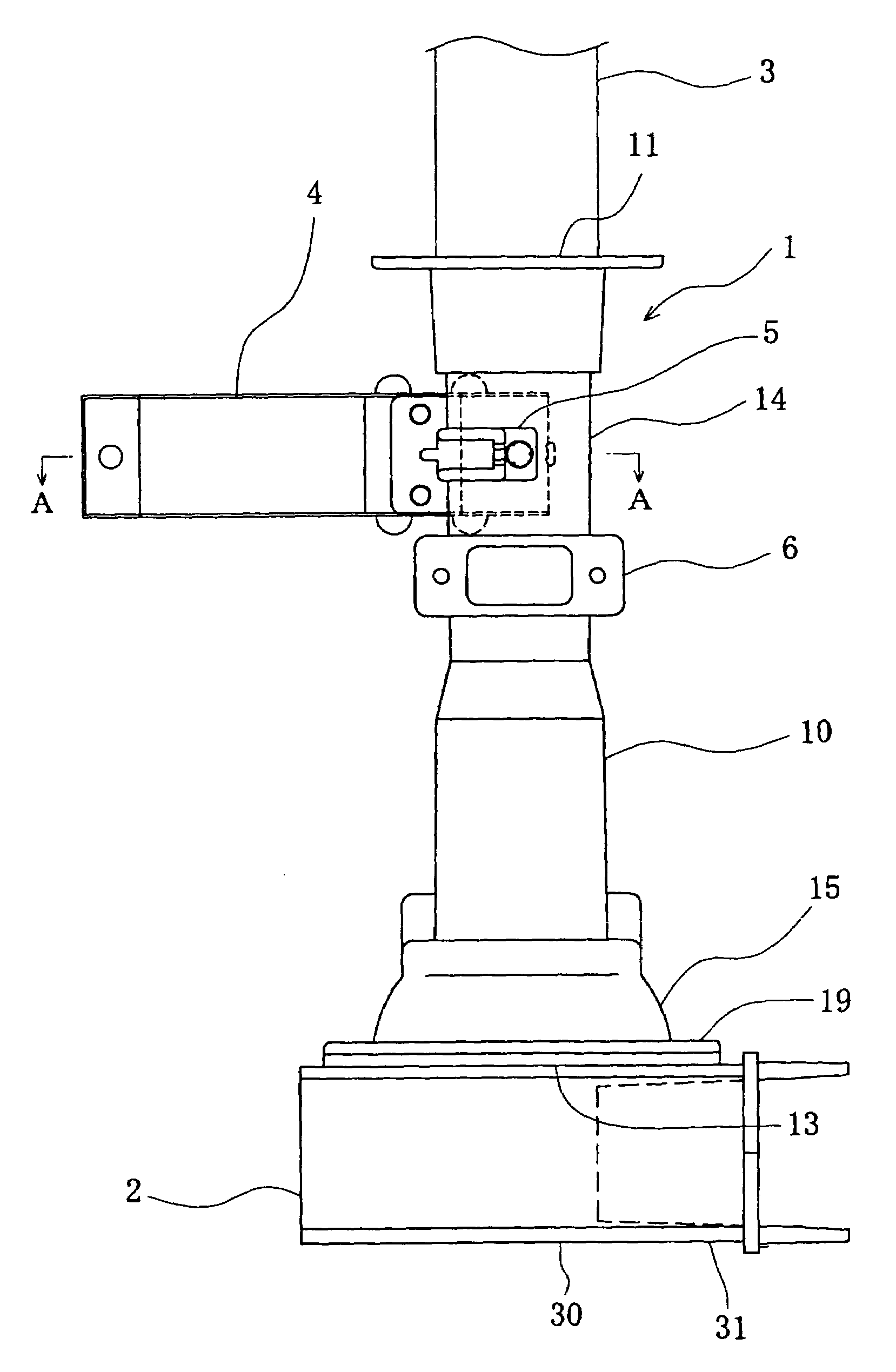 Sampling tube-type smoke detector