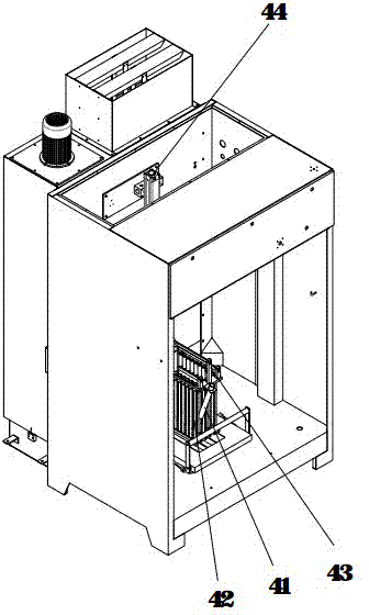 Fast color changing spraying device