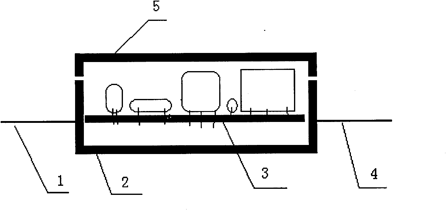 Double-line pilot frequency power supply of gas discharge lamp