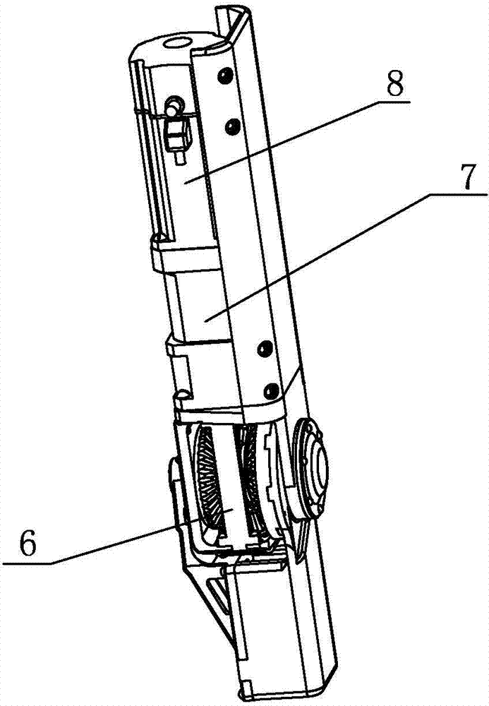 Large-output-force robot flexible energy-storing joint based on gravity energy storing