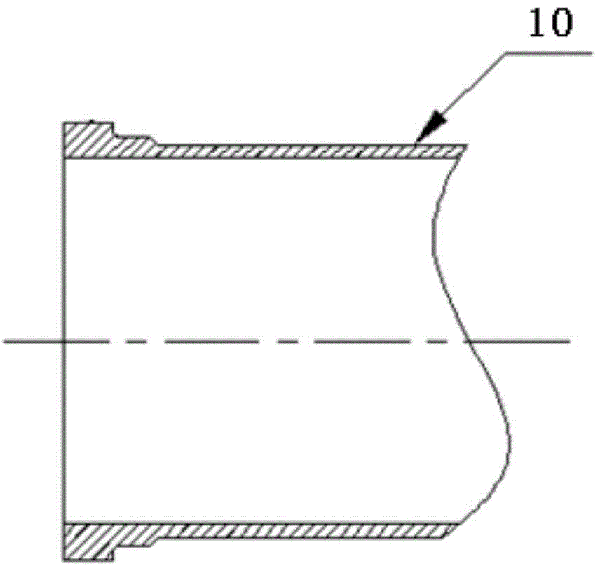 Slurry transporting pipe manufacturing method and slurry transporting pipe