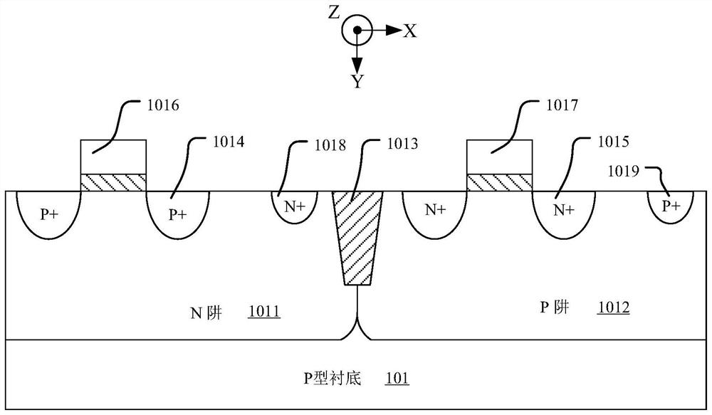 Test structure, wafer and manufacturing method of test structure