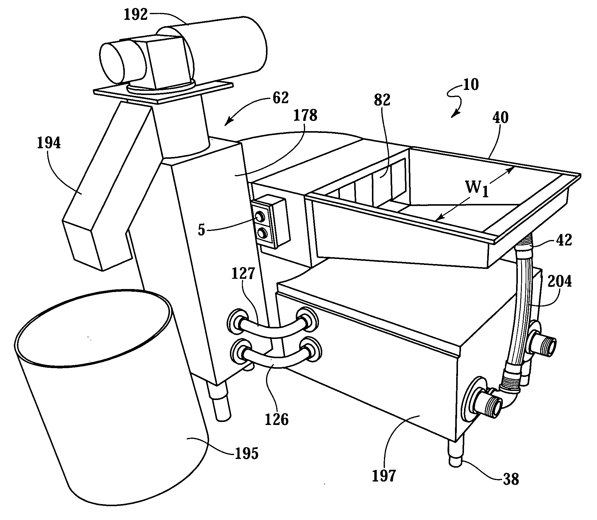 Waste pulping system