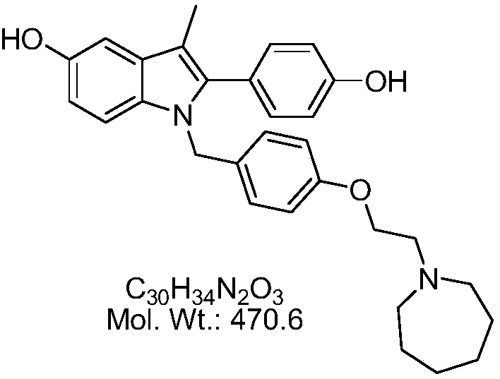 A kind of preparation method of bazedoxifene acetate