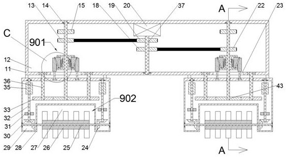 Rhizome crop excavator crawler compacted land restoration device