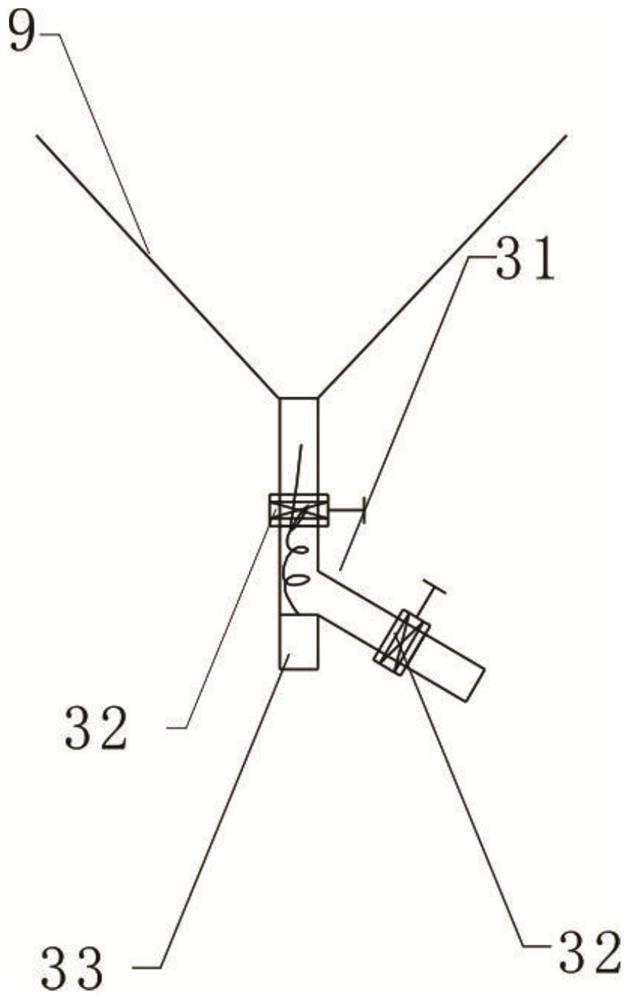 High-efficiency separation and concentration device for waste slurry water in mixing plant