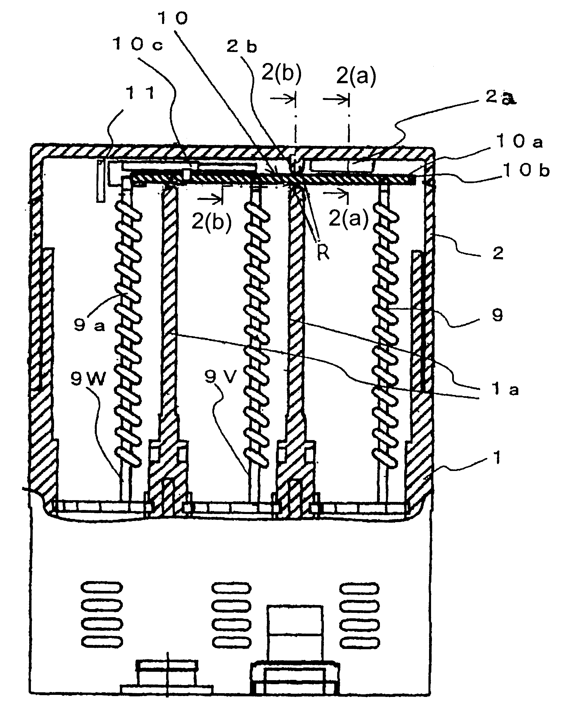 Circuit breaker with shift guide