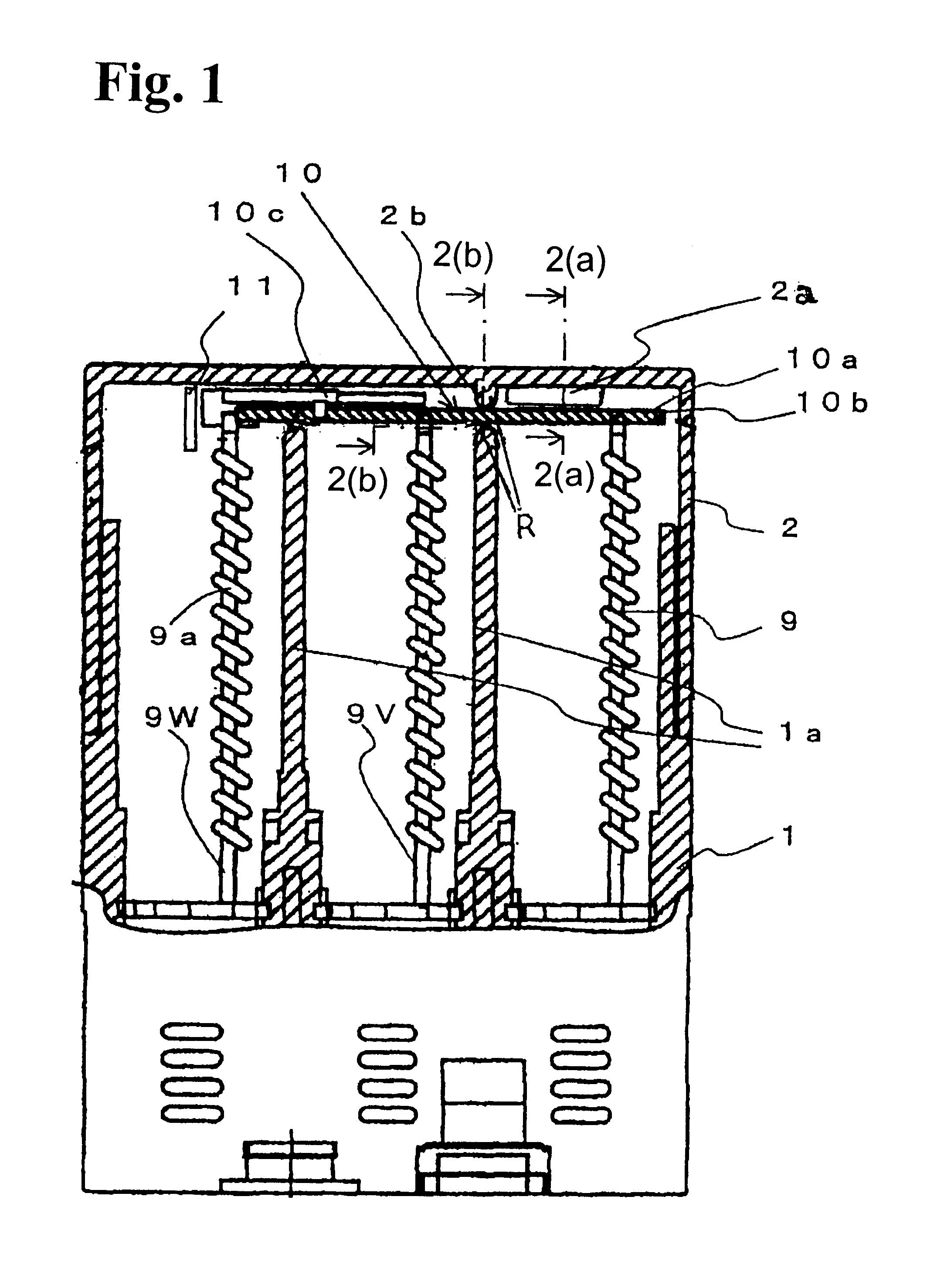 Circuit breaker with shift guide