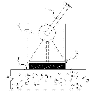 Truss imitating type damper structure transfer layer