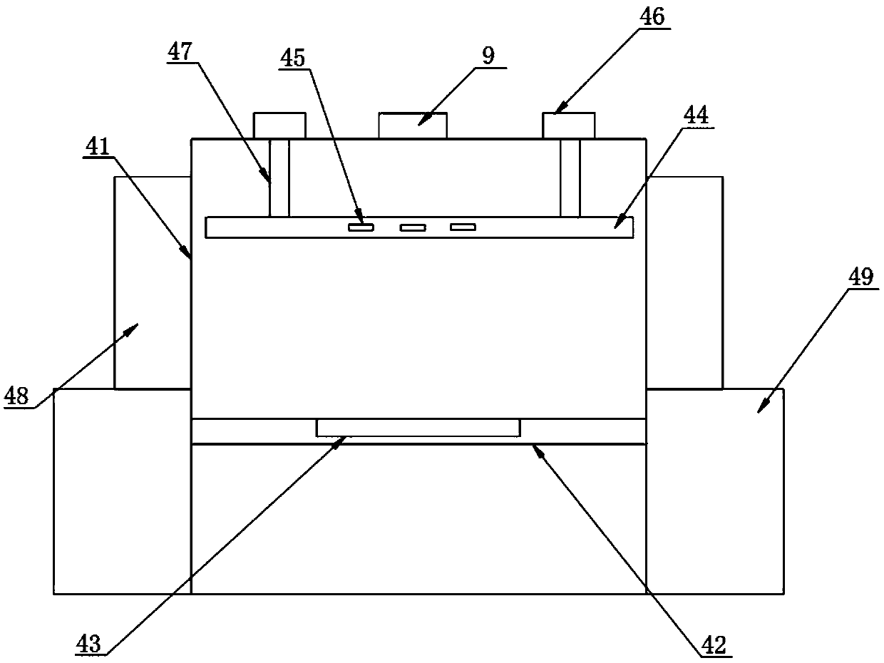 Automatic punching device and assembly line process thereof