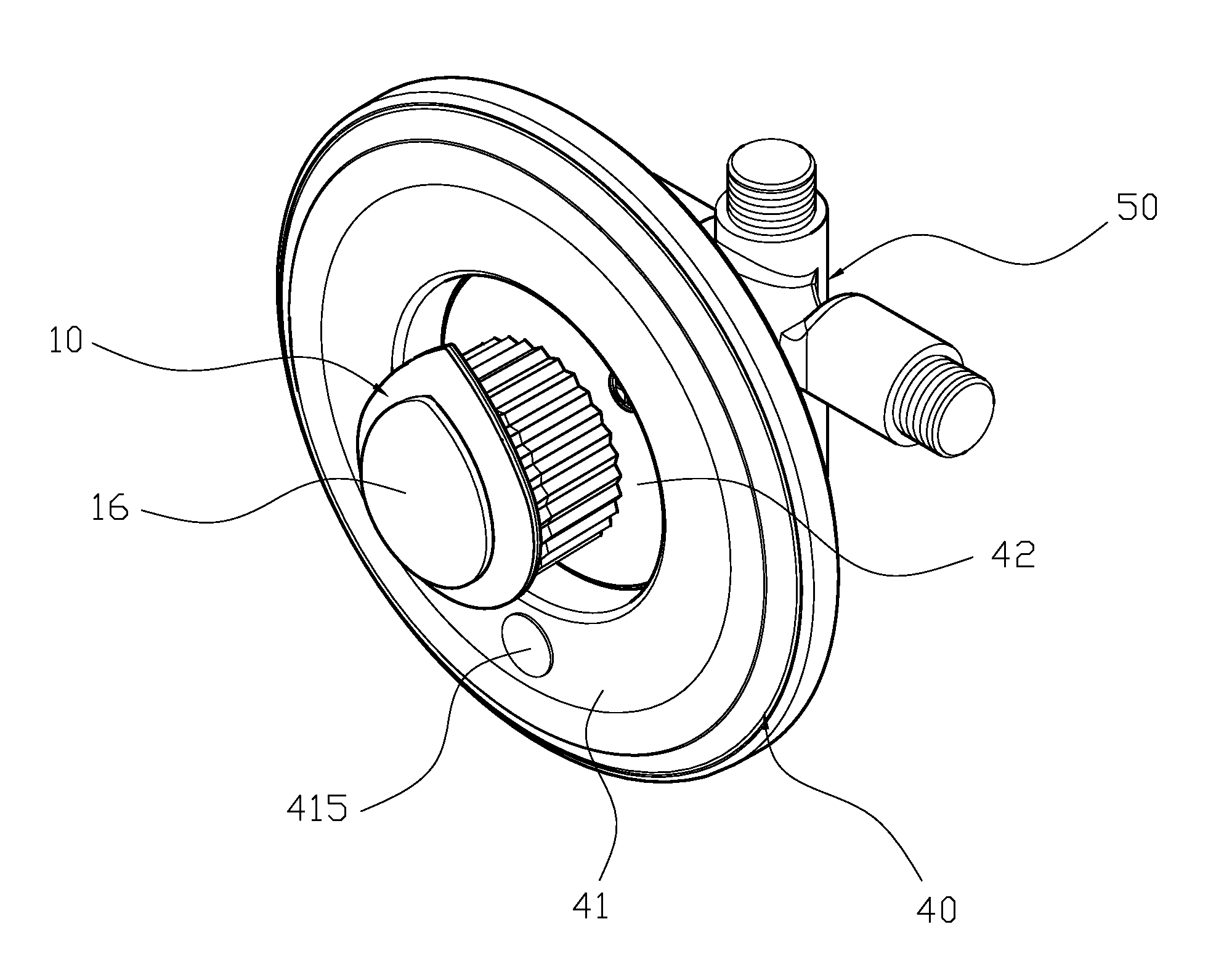 Wall-mounted faucet control module