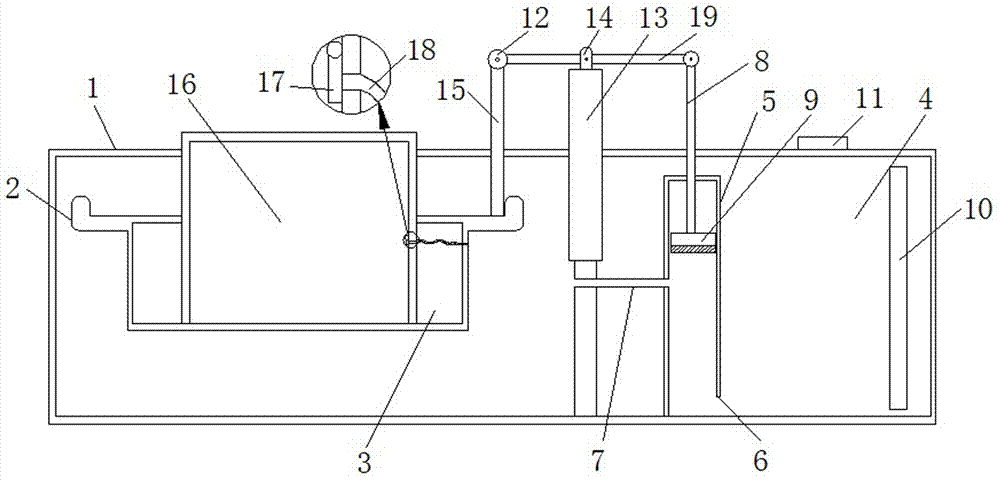 Automatic water supply device of humidifier