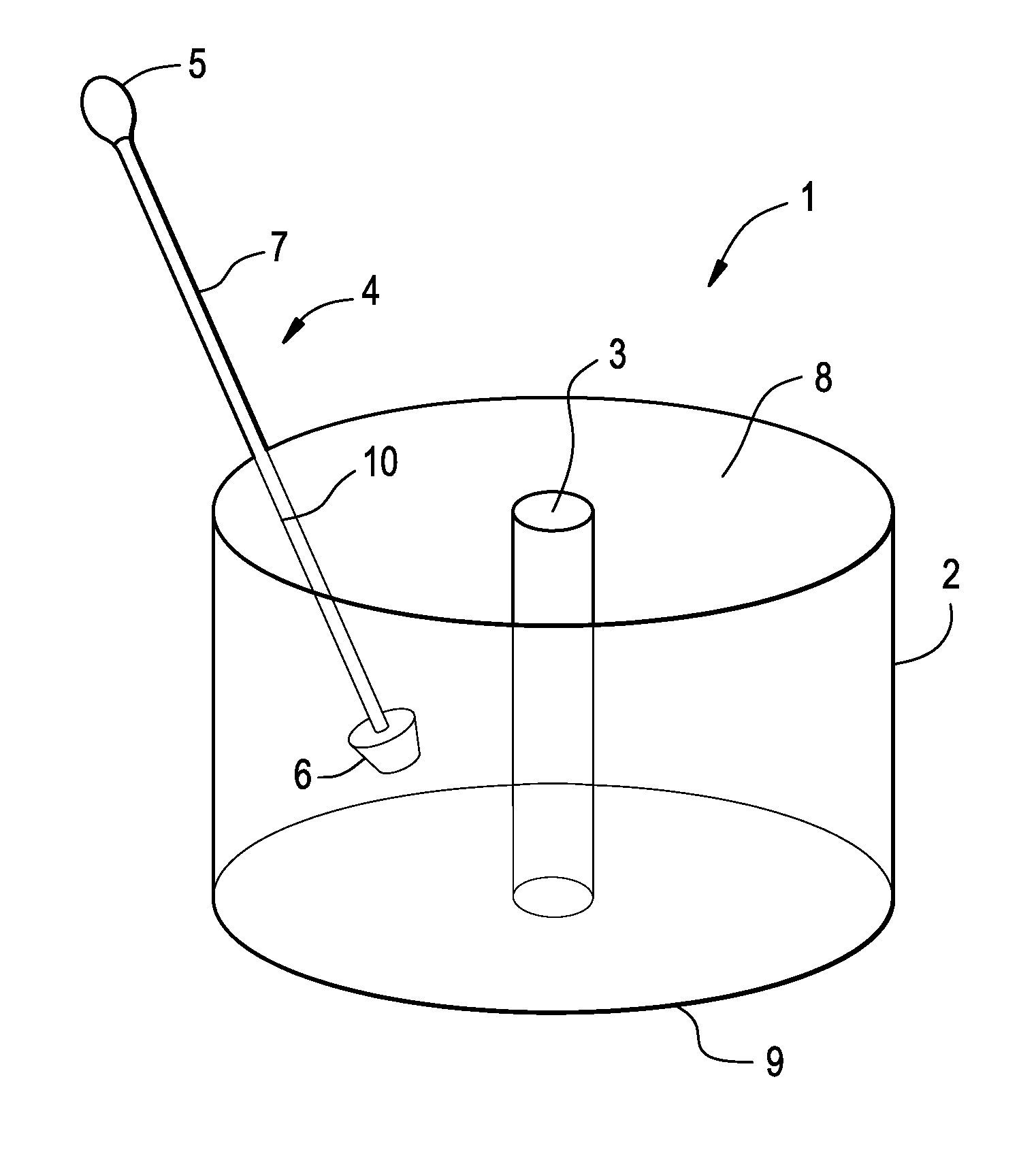 Hearing aid ear plug with an extraction cord