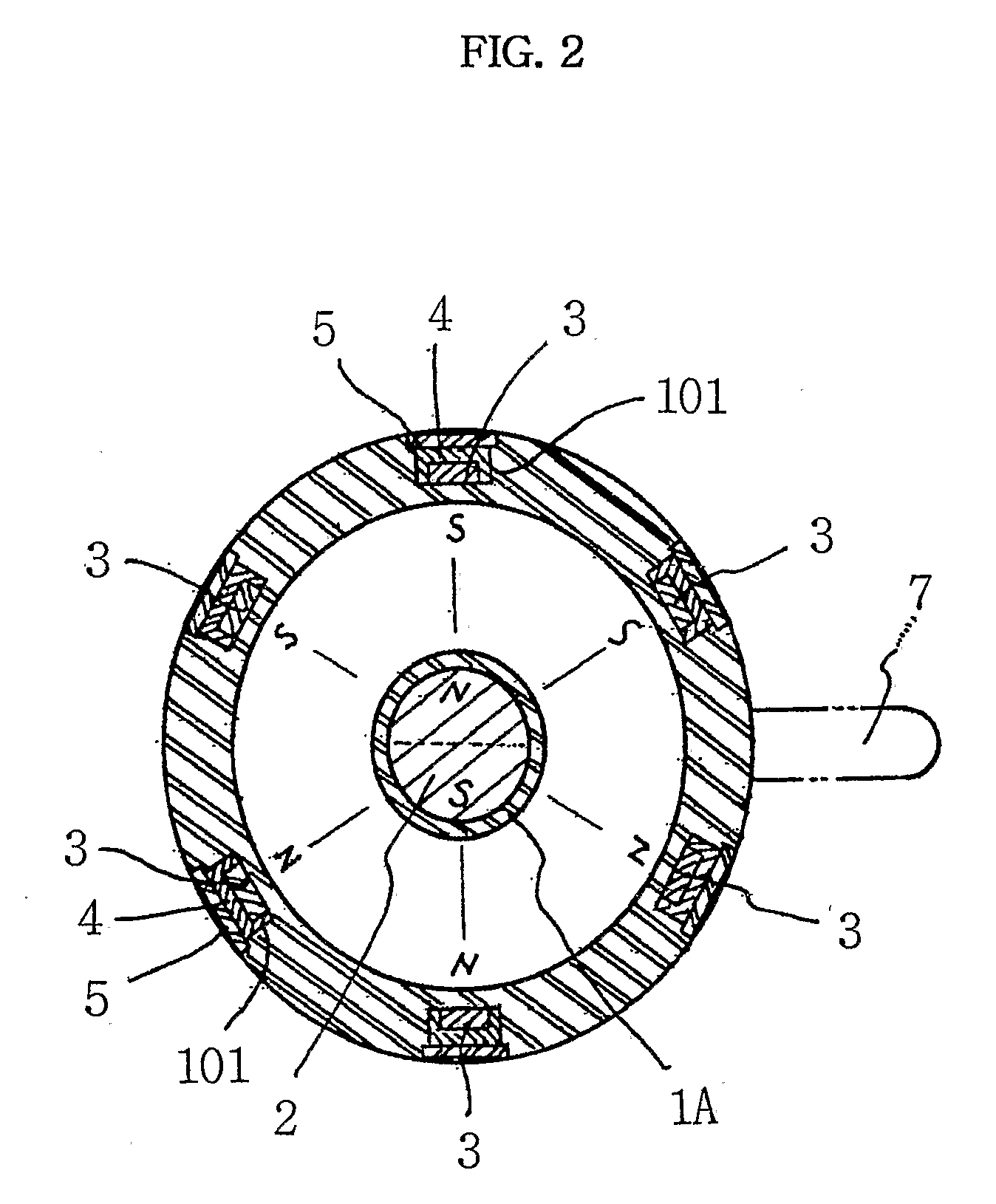 Structure of Cup for Magnetized Active Water