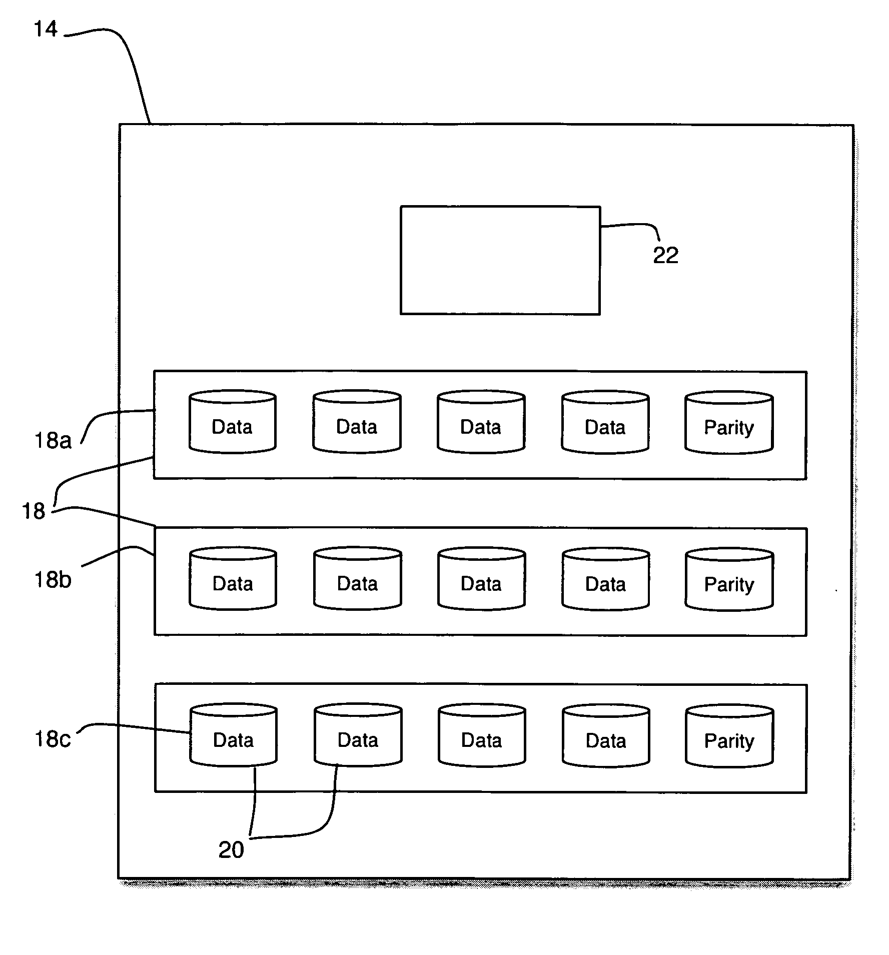 Selective power management of disk drives during semi-idle time in order to save power and increase drive life span