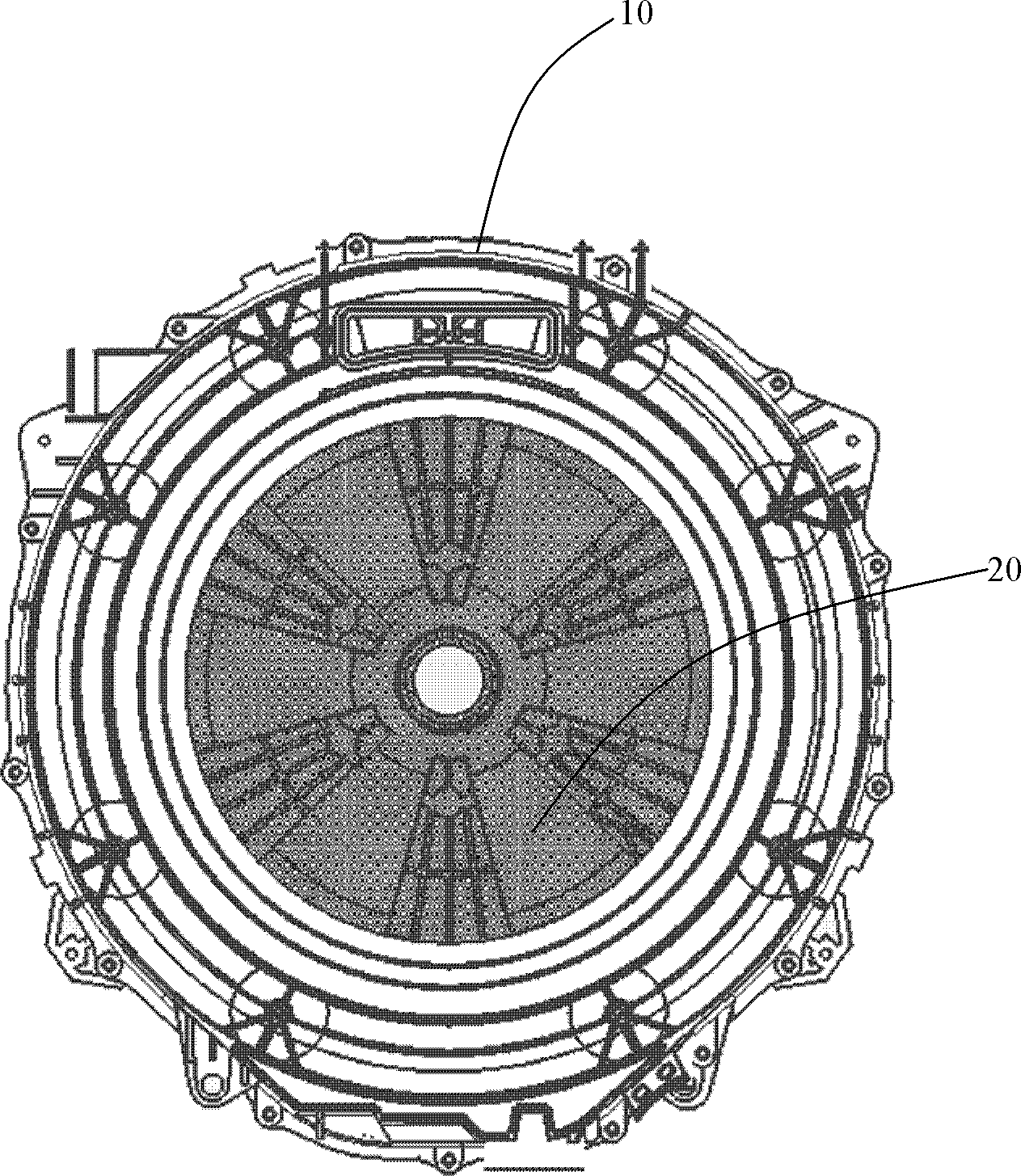 Sound isolation and noise reduction method for washing machine