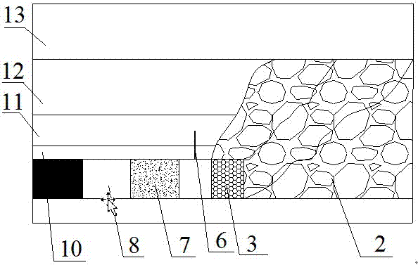 Roof cutting and pressure releasing method for double-filling wall structure in gob-side entry retaining