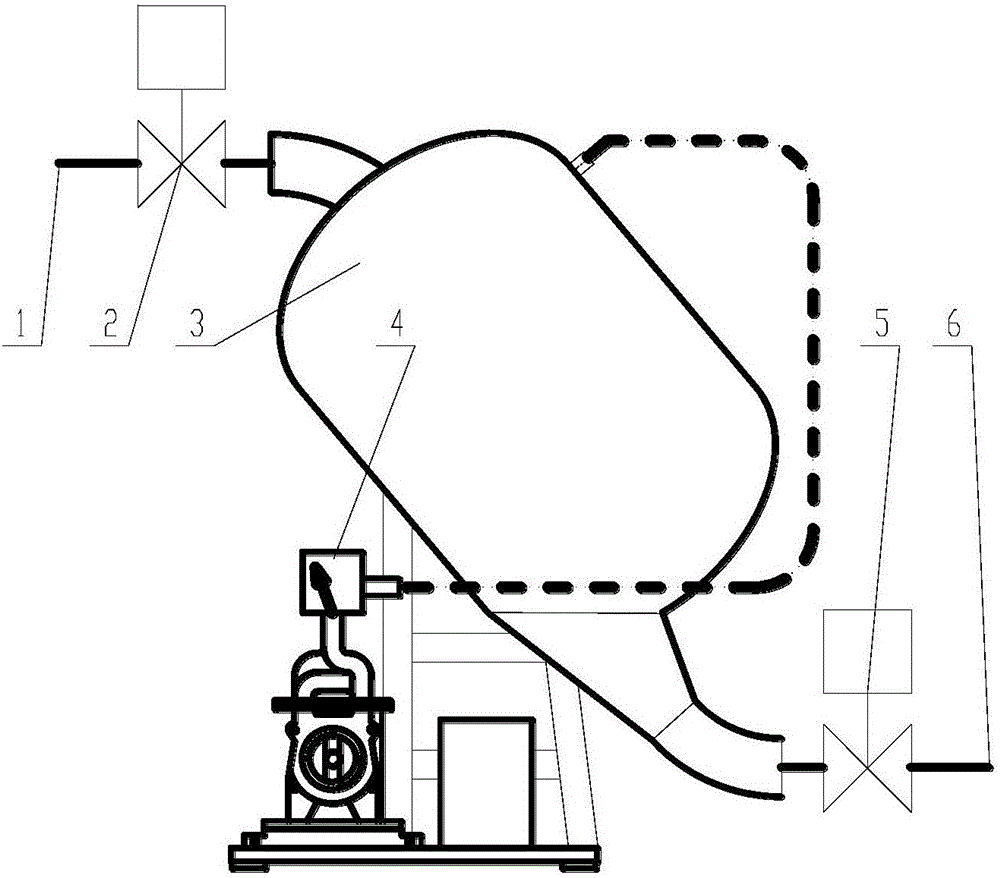 Vacuum fish pump floating on water