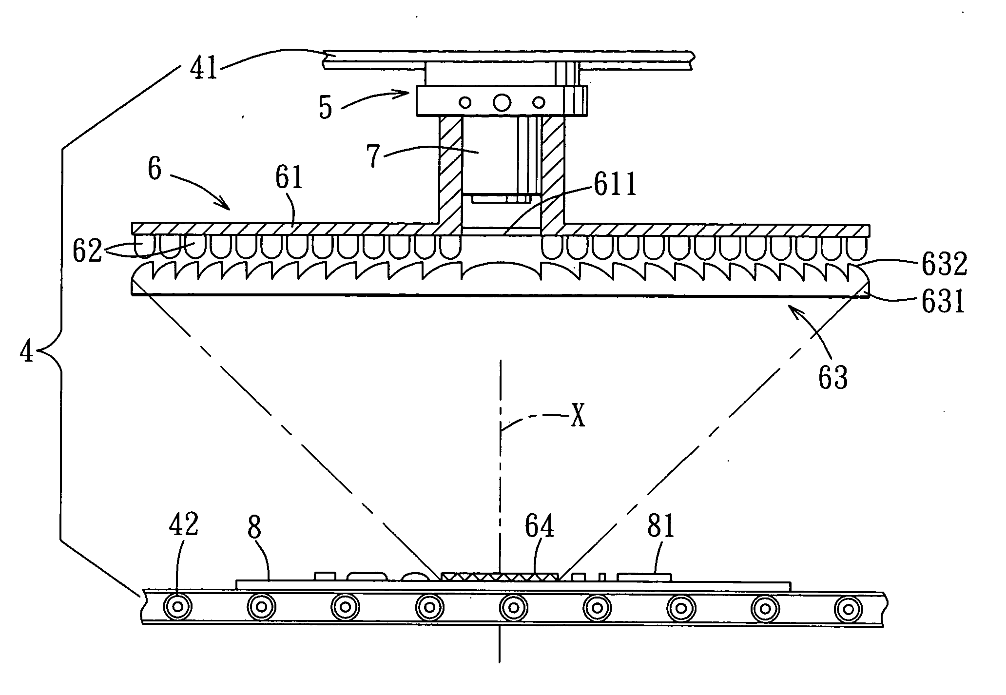 Apparatus for feature detection