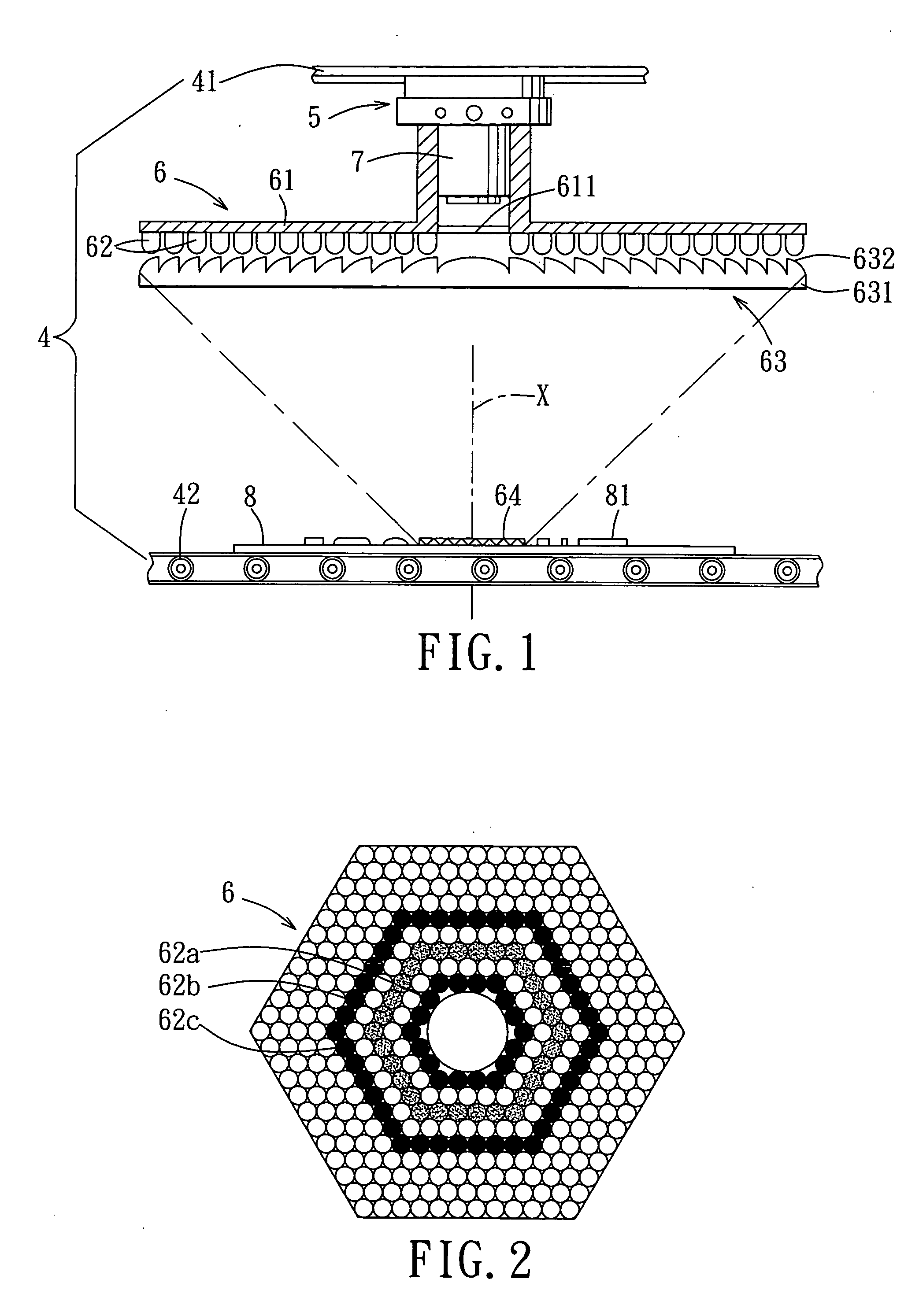 Apparatus for feature detection