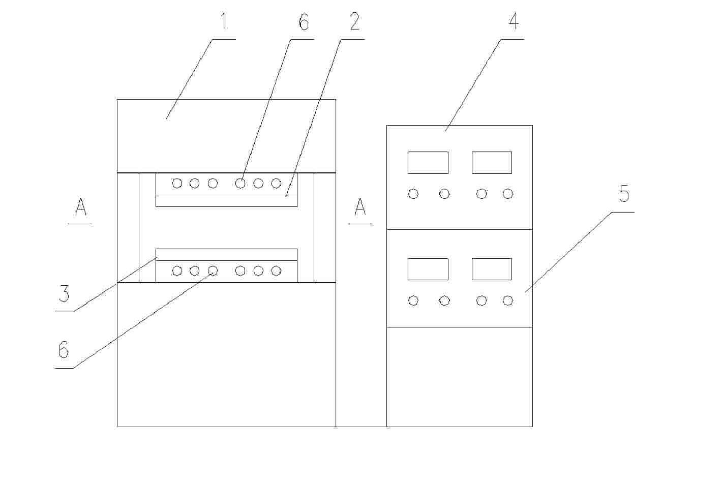 Rubber tyre simulated temperature measurement method and apparatus