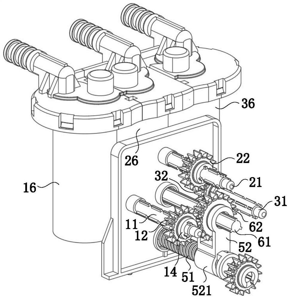 Feeding device for washing machine and washing machine