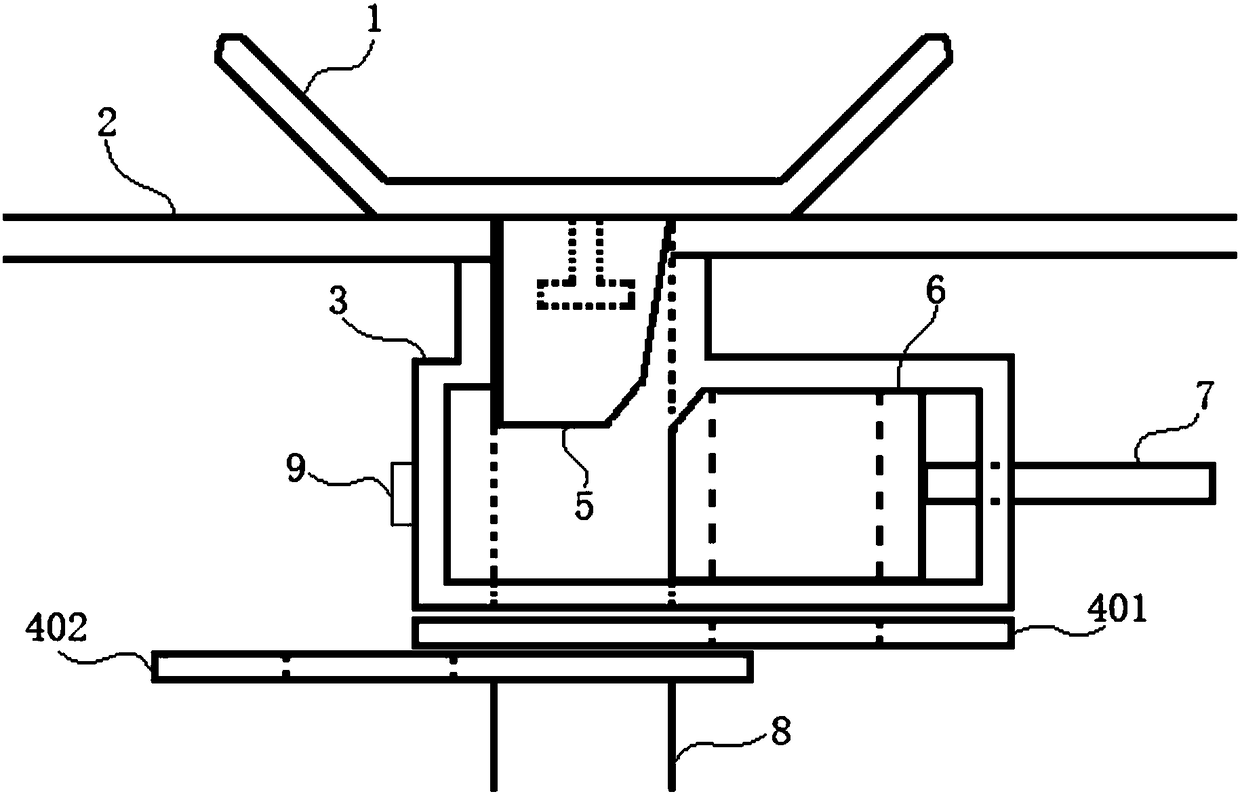 Ladle drainage and swirl suppressing device