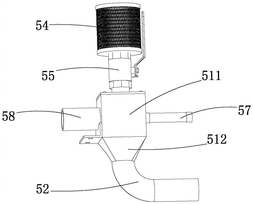 Plastic particle storing tank with distribution device