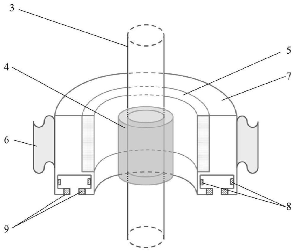 A vertical-axis maglev tidal current energy generation device and method combined with an offshore horizontal-axis wind turbine tower