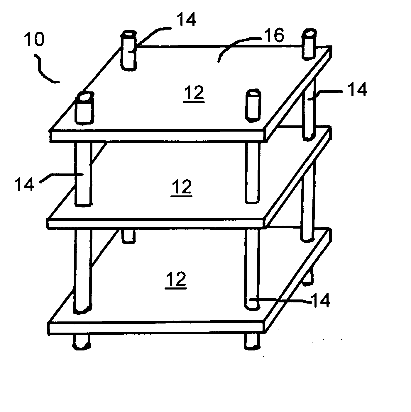 Audio equipment storage device