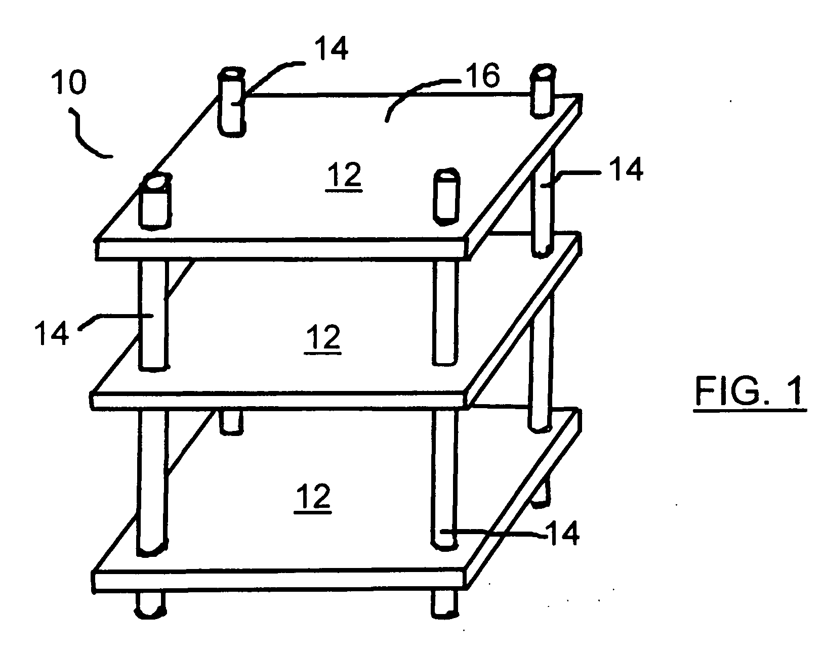 Audio equipment storage device