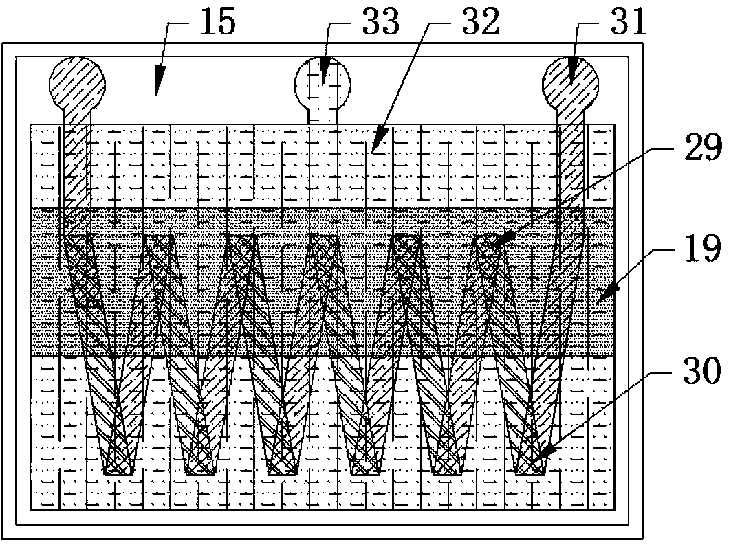 Measurement inserting piece for heat flow density and current density distribution in fuel cell