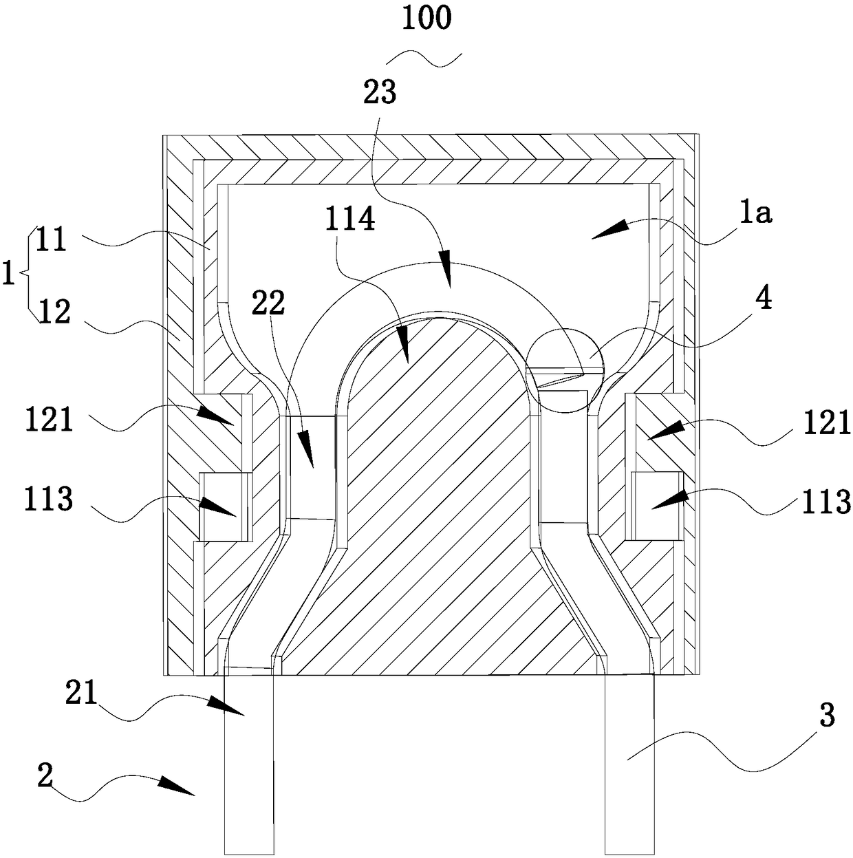 Thermal fuse and anti-thunder element