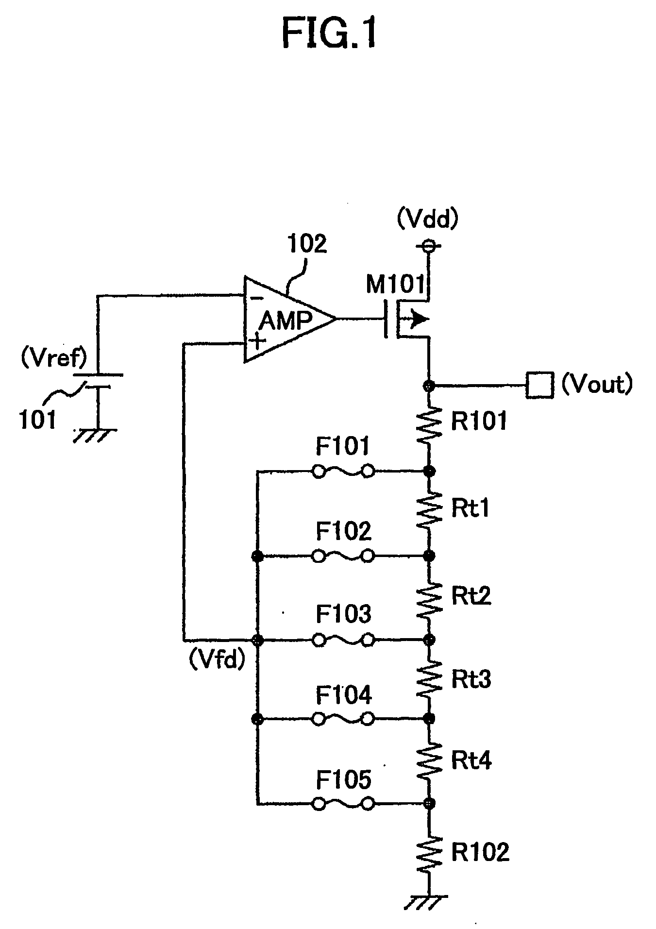 Voltage Divider, Constant Voltage Circuit Using Same, And Trimming Method In The Voltage Divider Circuit