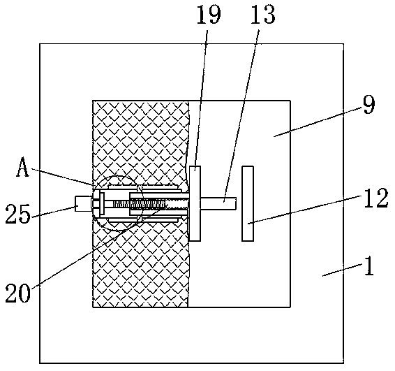 Tin soldering placing device for filter pin