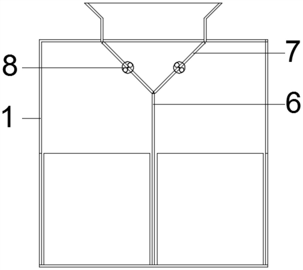 Household garbage recycling treatment device