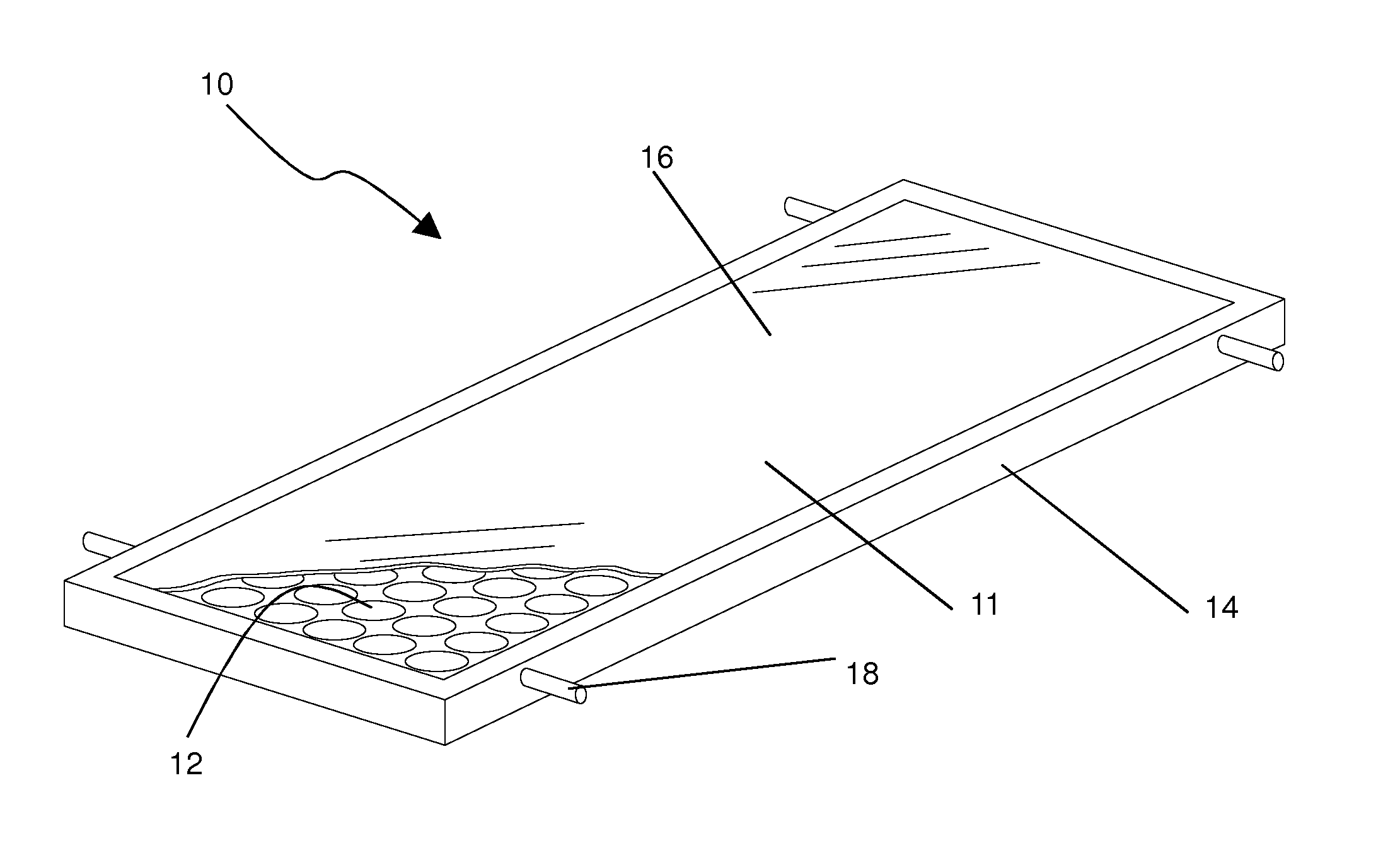 Solar panel housing