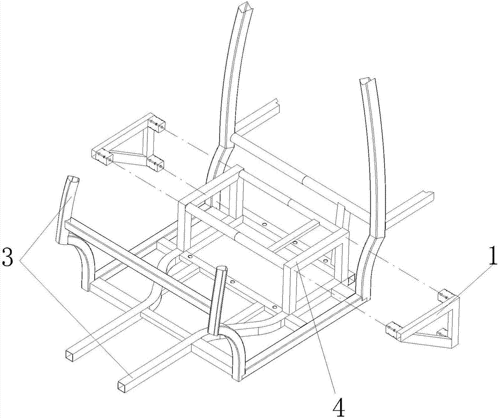 Vehicle lateral collision energy absorption structure